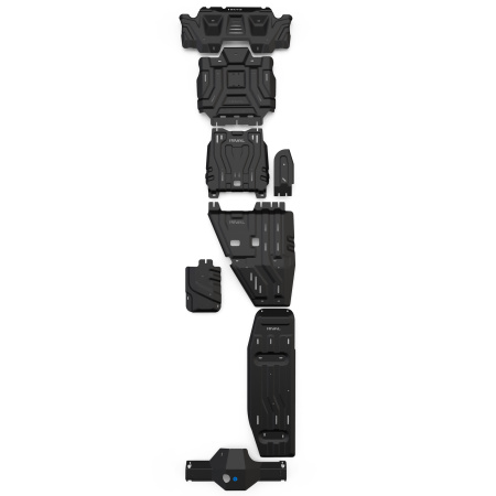 Plaques de protection (kits) Toyota Hilux 2025-; 2,8 l. / diesel / 48V